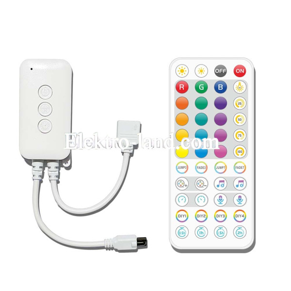 RGB Контроллер WIFI Tuya 12А DC5-24V - 44 кнопки+3 кнопки